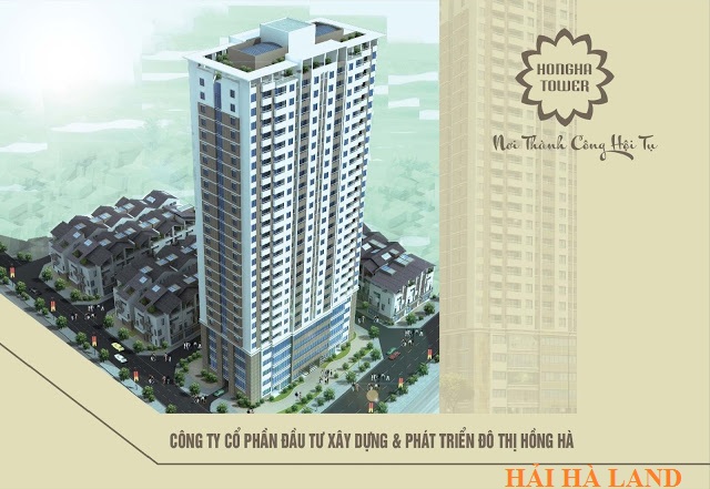 phối cảnh chung cư 89 thịnh liệt dự án hồng hà tower