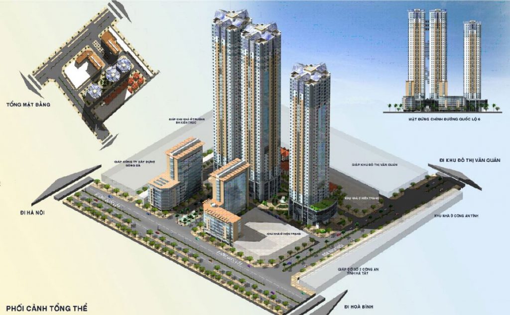 Ảnh Phối Cảnh Chung Cư Ariyana Lakeside Văn Quán Hà Đông